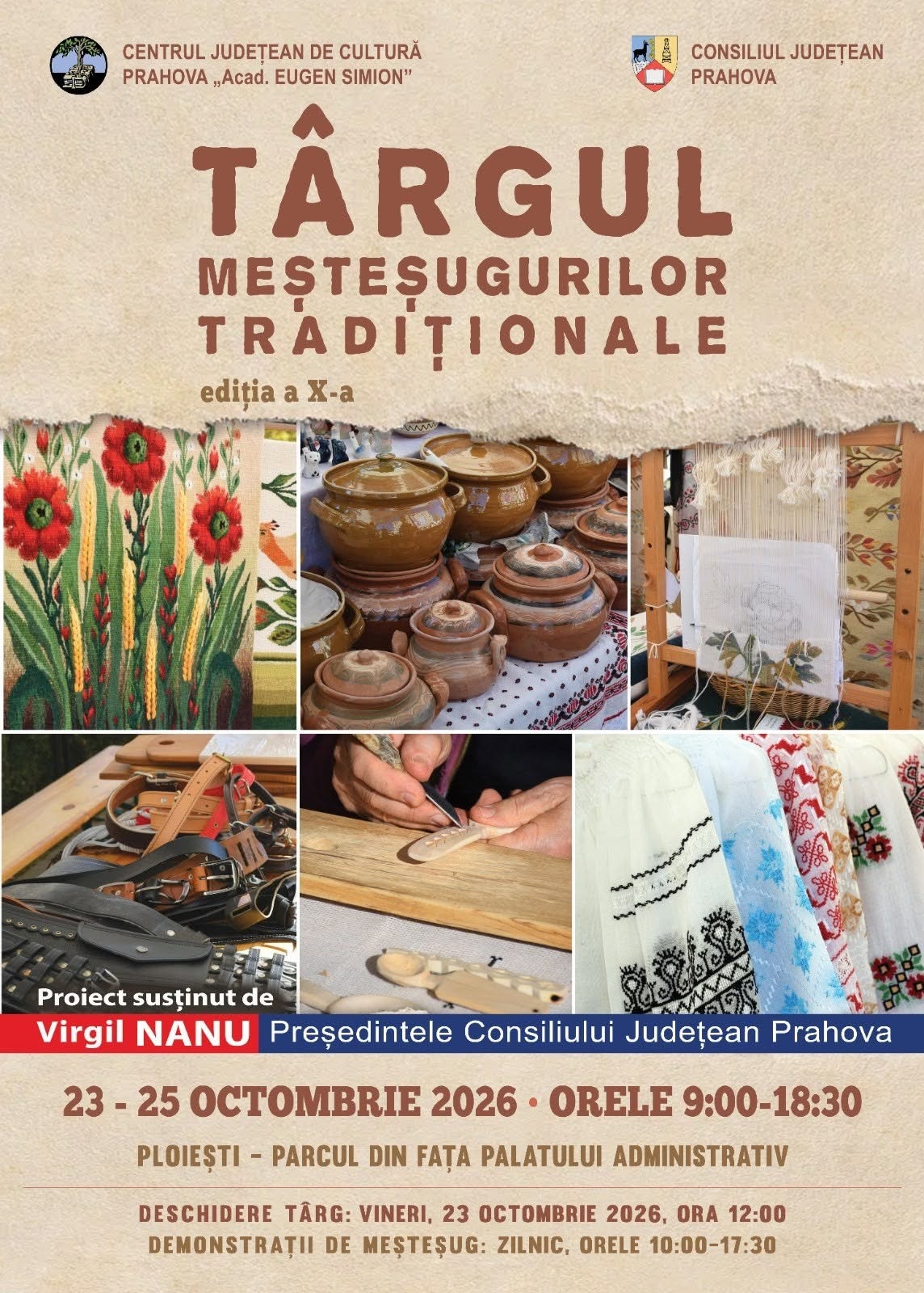 Targul mestesugurilor traditionale afis