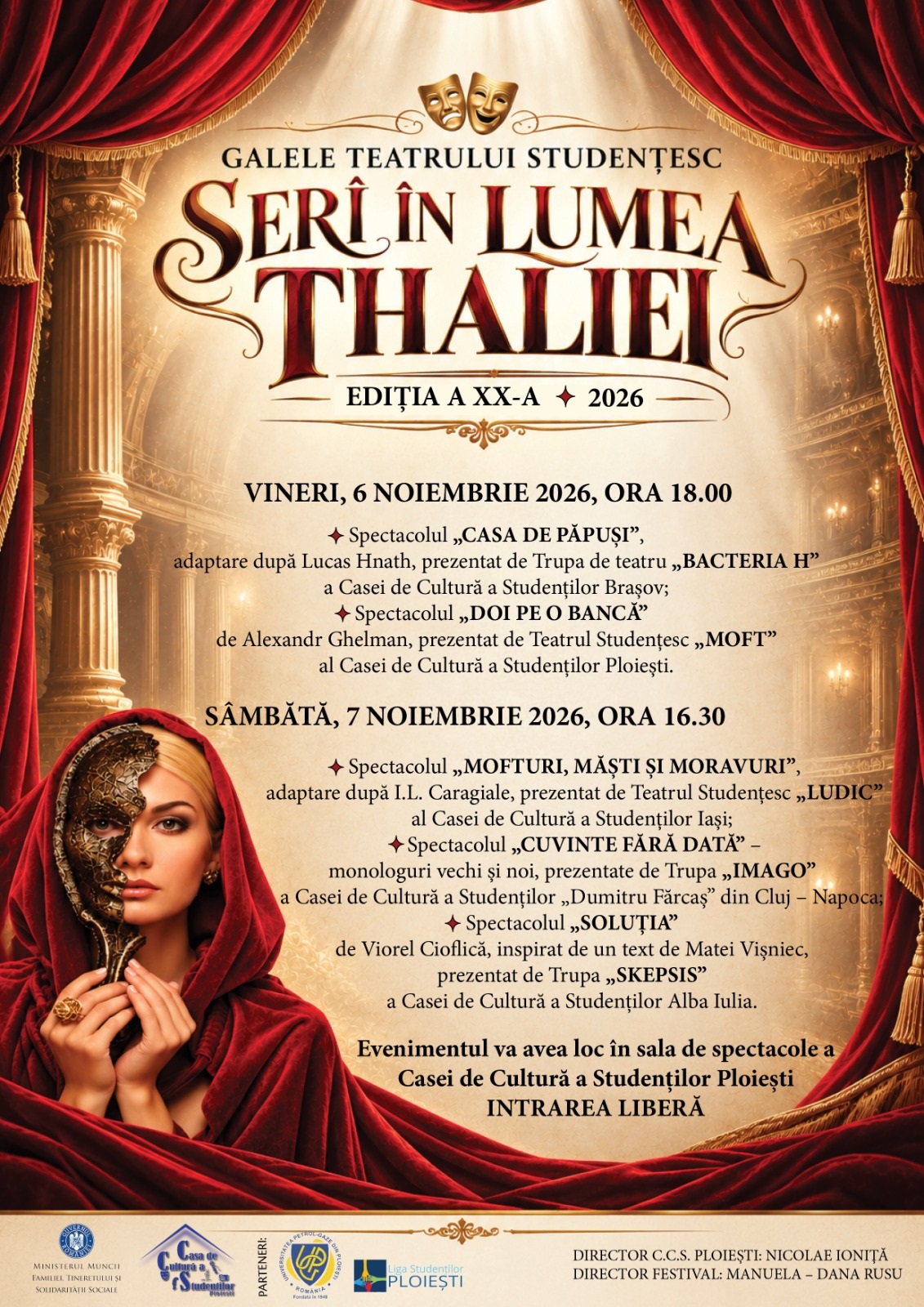 Afiș SERI ÎN LUMEA THALIEI