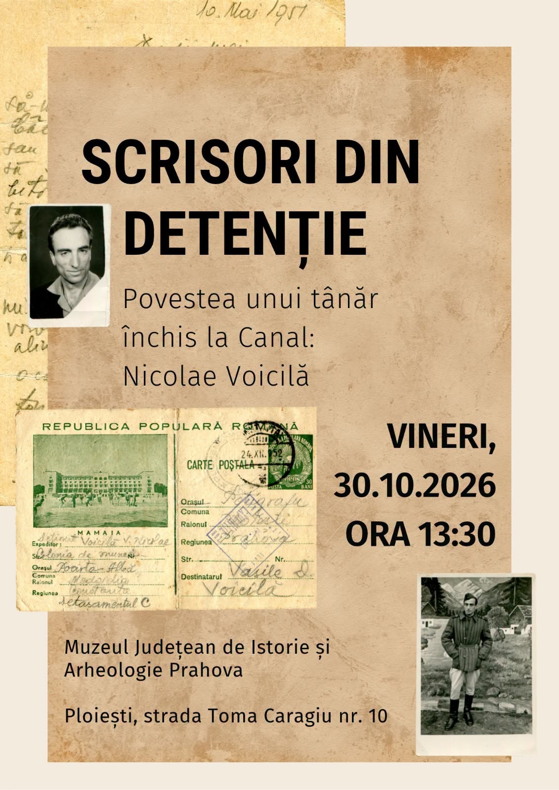 scrisori din detentie afis