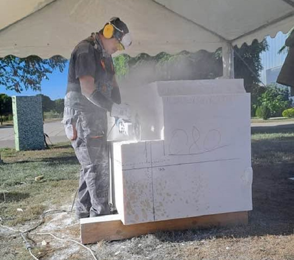 Tabăra de Sculptură Monumentală „Gheorghe Coman” Ploiești, la final: Sculpturile vor putea fi admirate în Parcul Municipal Vest