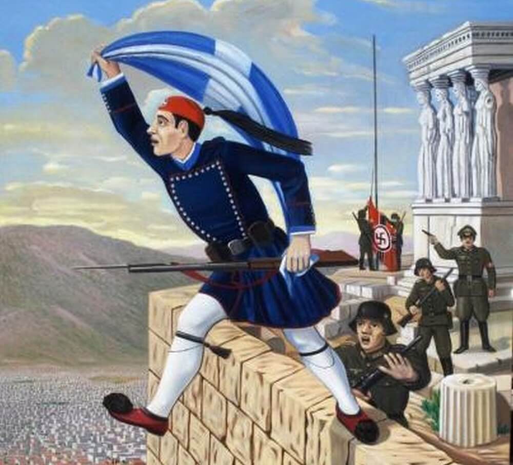 legendă drapel Grecia