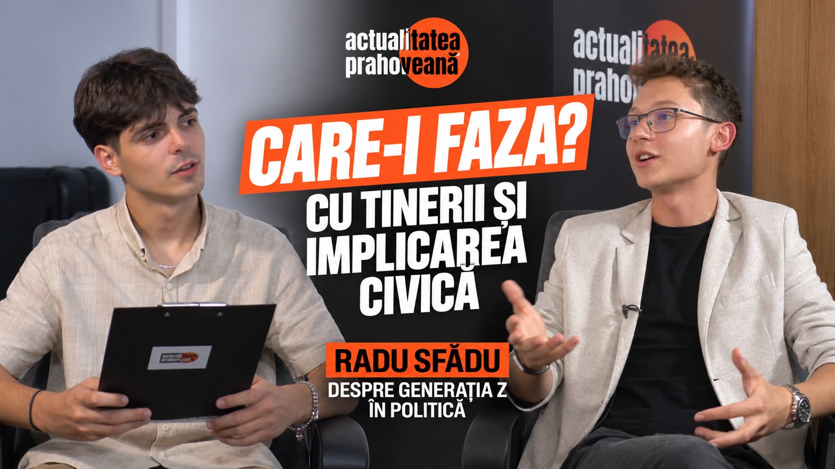 Care-i faza cu tinerii și implicarea civică? Radu Sfădu, despre Generația Z în politică